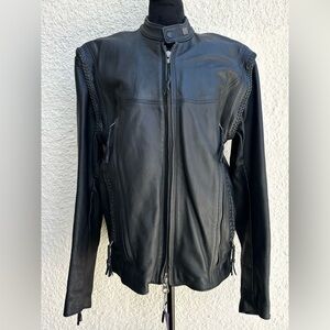 Harley Davidson Willie G Leather Men's Black Jacket